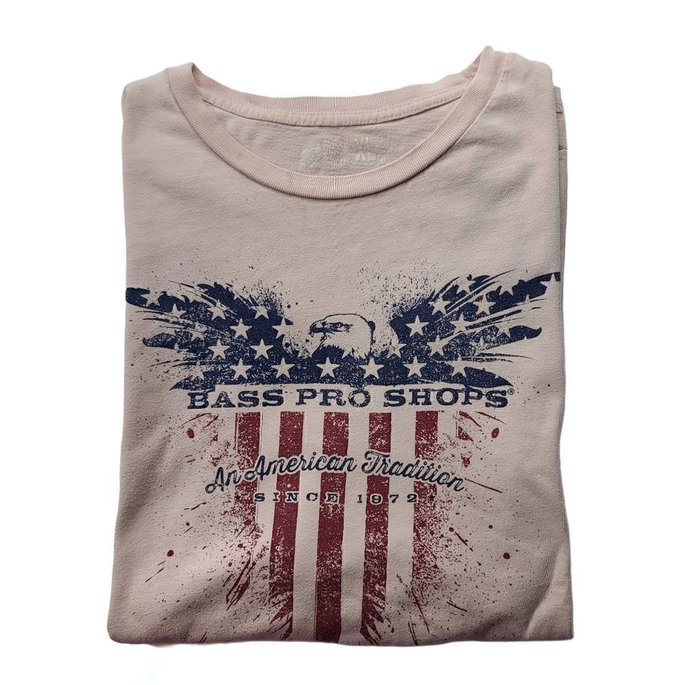 Bass Pro Shops Pink Men’s Short Sleeve Tee